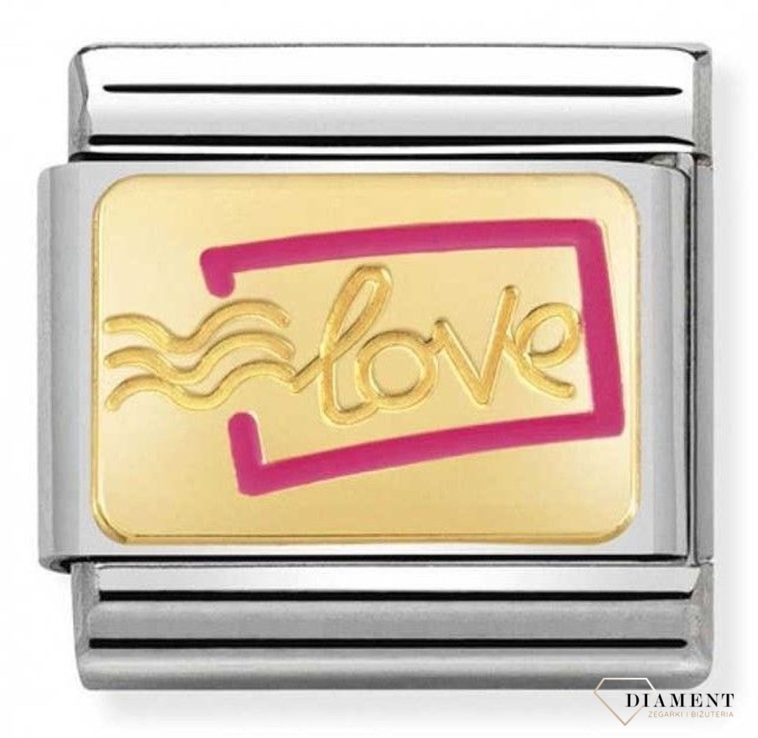 Nomination - Link 18K zawieszka złoto 'Napis LOVE' 030284 16 biżuteria nomination nomination zawieszki nomination baza.jpg